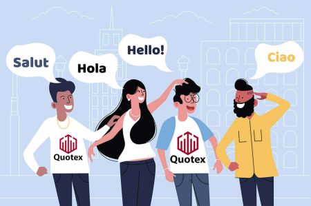 Quotex Multilingual ပံ့ပိုးမှု