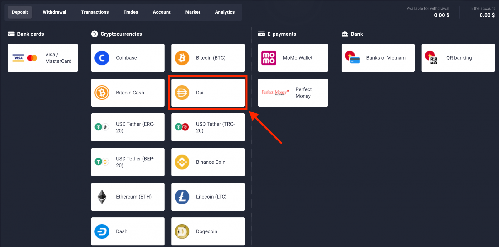 How to Deposit by Cryptocurrency in Quotex How to Deposit by Cryptocurrency in Quotex
