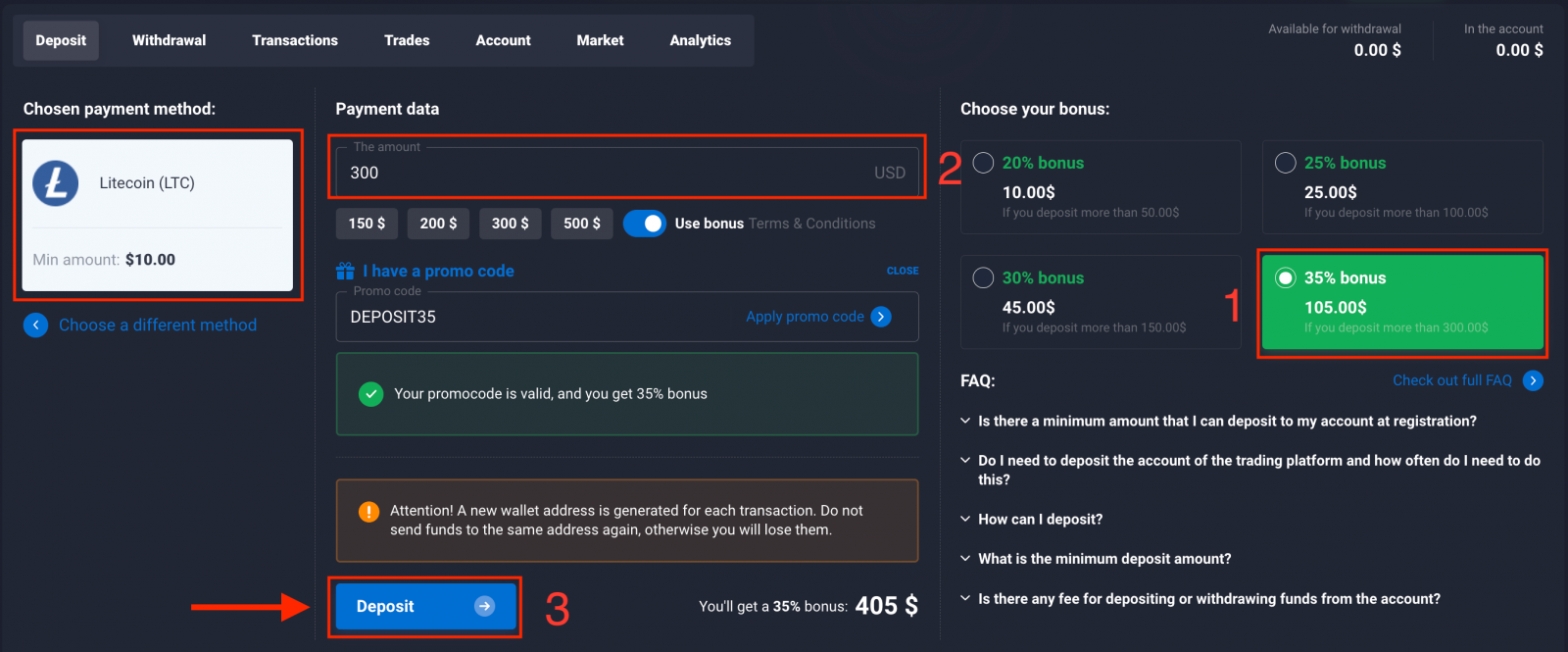 How to Deposit by Cryptocurrency in Quotex How to Deposit by Cryptocurrency in Quotex