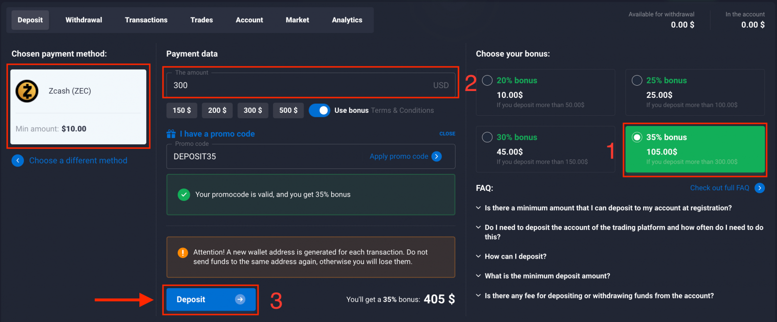 How to Deposit by Cryptocurrency in Quotex How to Deposit by Cryptocurrency in Quotex