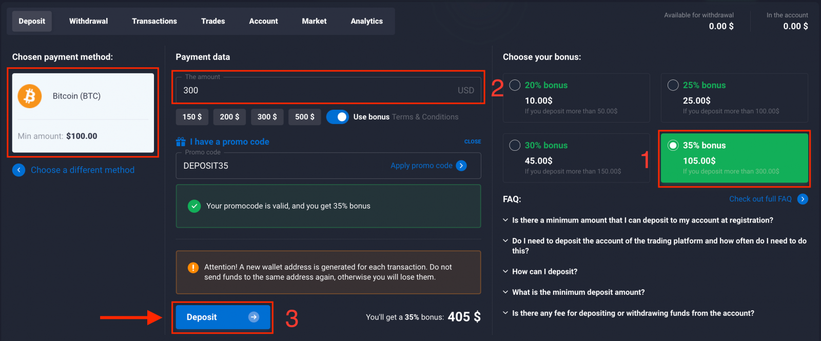 How to Deposit by Cryptocurrency in Quotex How to Deposit by Cryptocurrency in Quotex