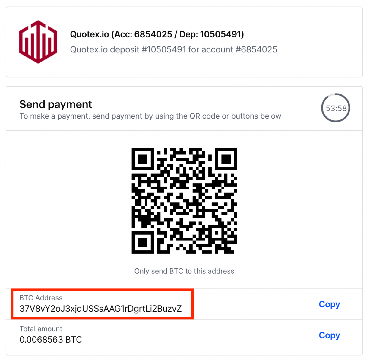 Deposit Money in Quotex via Colombia Bank Cards (Visa / MasterCard), E-payments (Perfect Money, Efecty, Movilred, PSE, Puntored, Baloto, Exito) and Cryptocurrencies