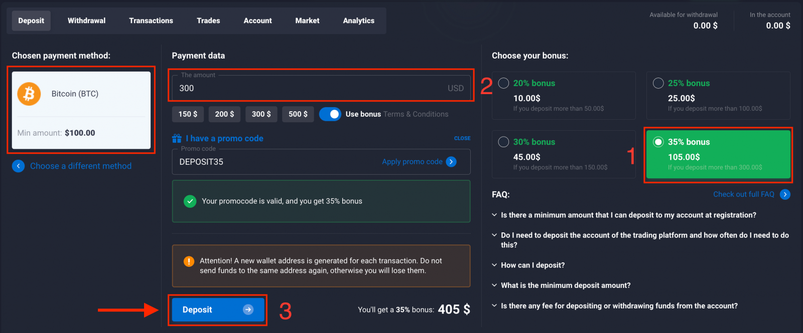 How to Open Account and Deposit Money into Quotex