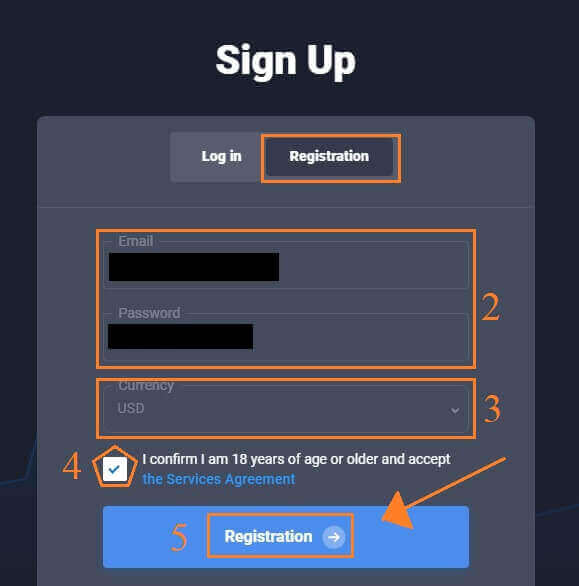 Quotexi demokonto: kuidas kontot avada