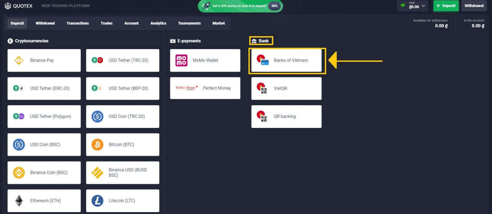 Deposit Quotex: Cara Menyetor Uang