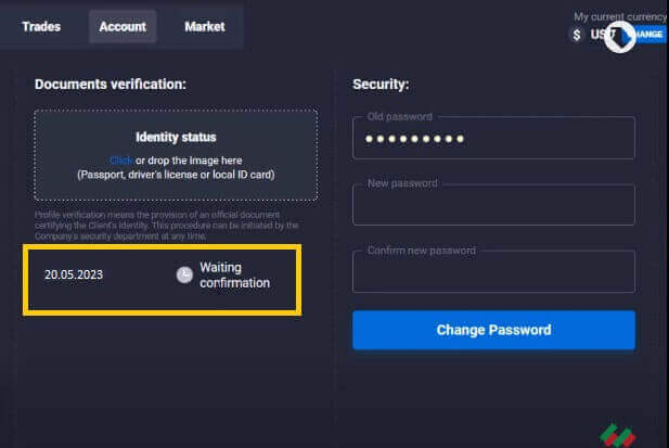 Quotexi konto kinnitamine: kuidas oma kontot kinnitada